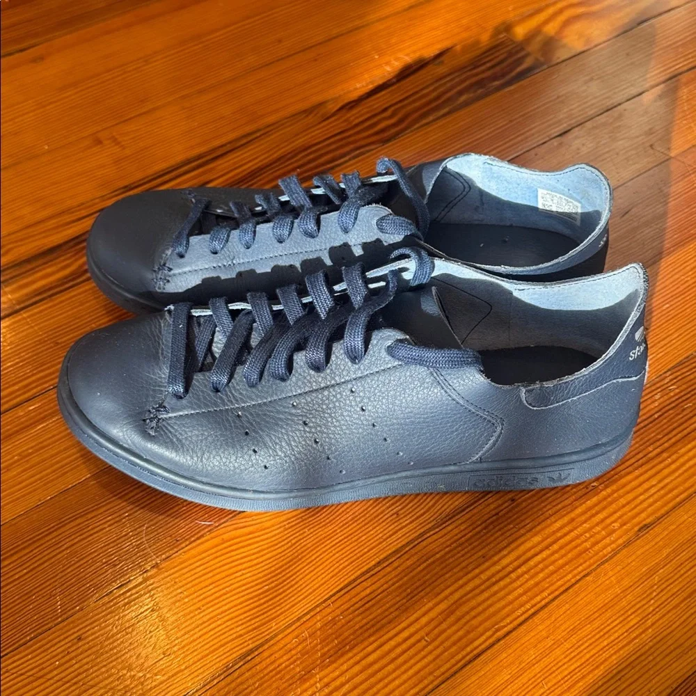 ADIDAS Stan Smith Leather 'Navy' New (Size 9.5 men's) - Picture 3 of 5